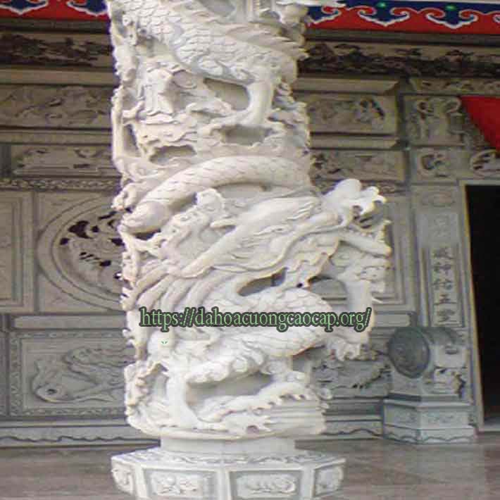 đá hoa cương cột tròn