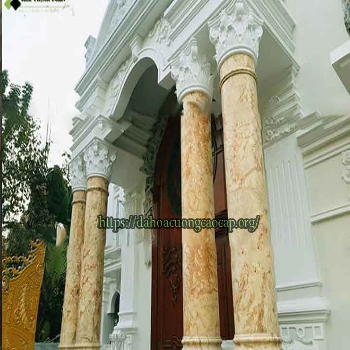 đá hoa cương cột tròn