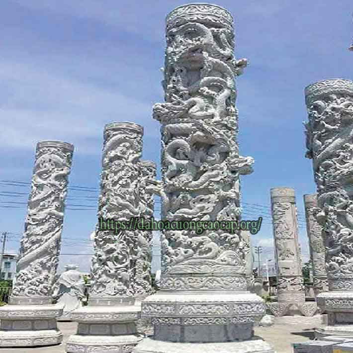 đá hoa cương cột tròn