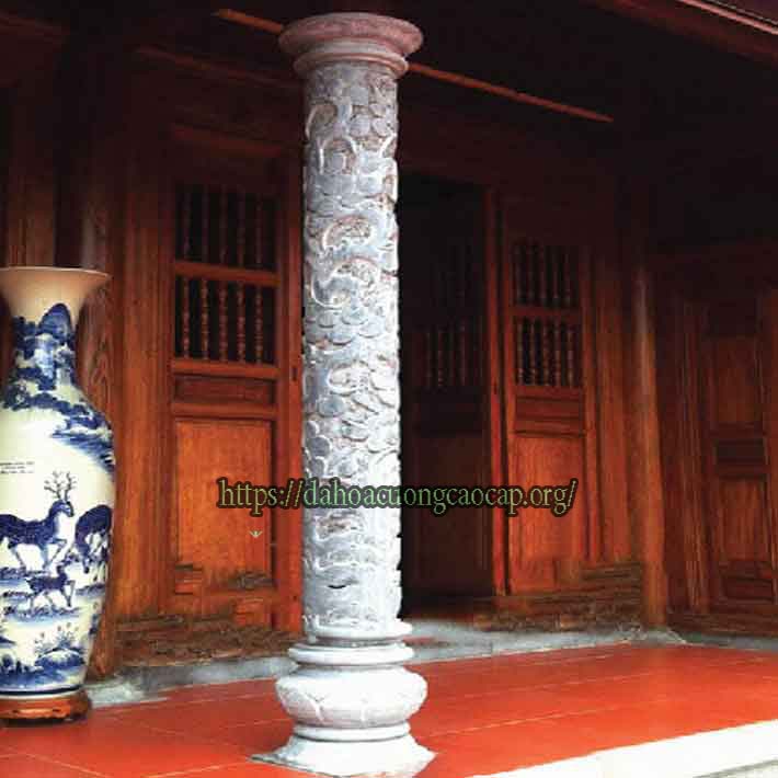 đá hoa cương cột tròn