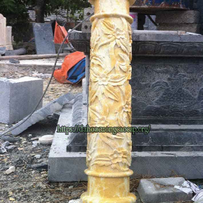 đá hoa cương cột tròn