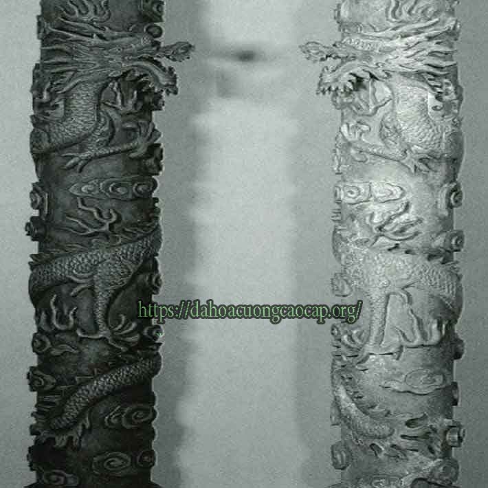 đá hoa cương cột tròn