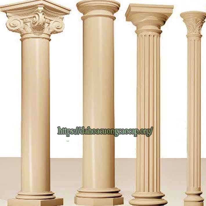 đá hoa cương cột tròn