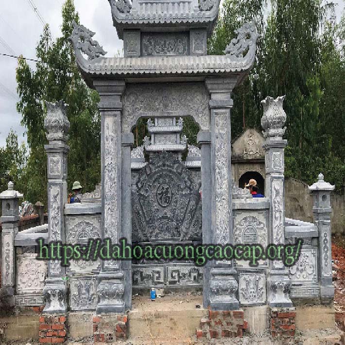 đá hoa cương cột tròn
