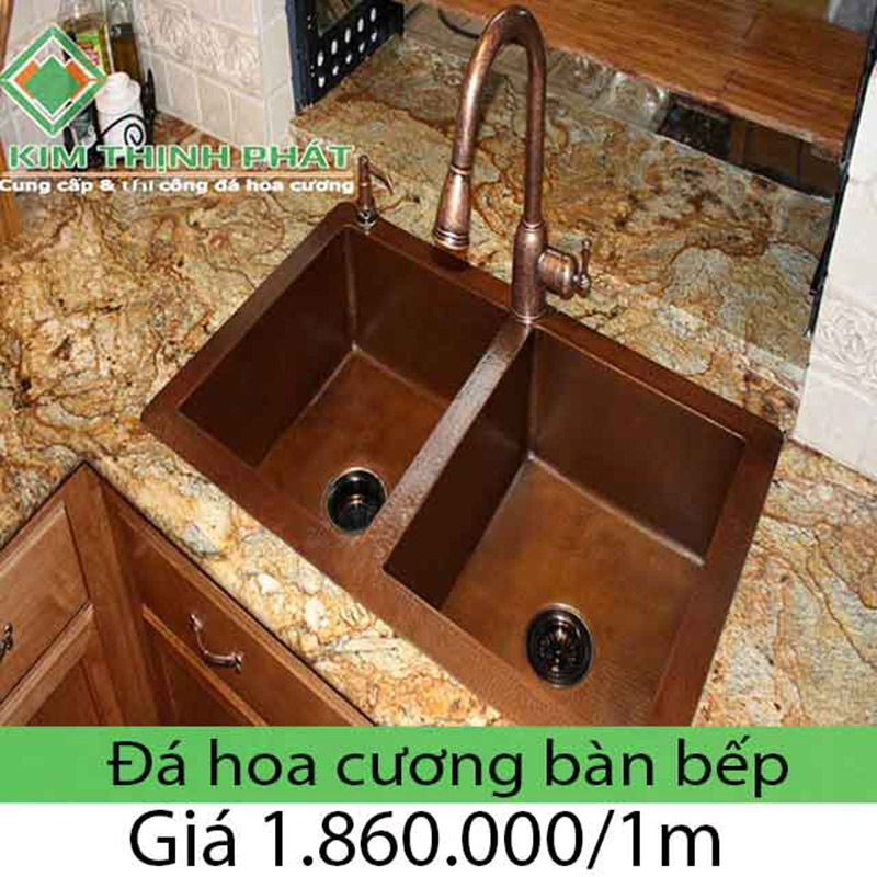 Giá đá hoa cương bàn bếp 2023
