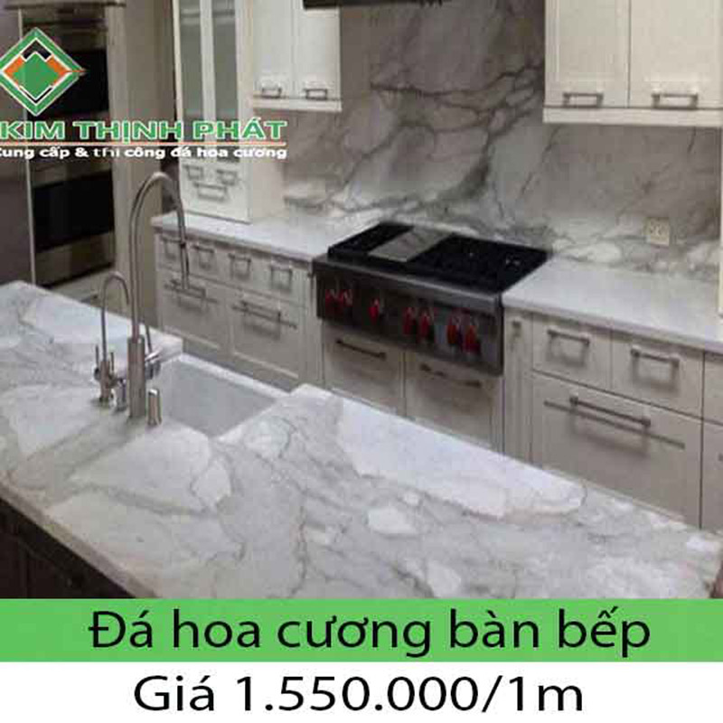 Giá đá hoa cương bàn bếp 2023