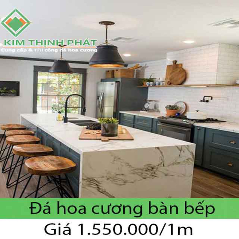 Giá đá hoa cương bàn bếp 2023