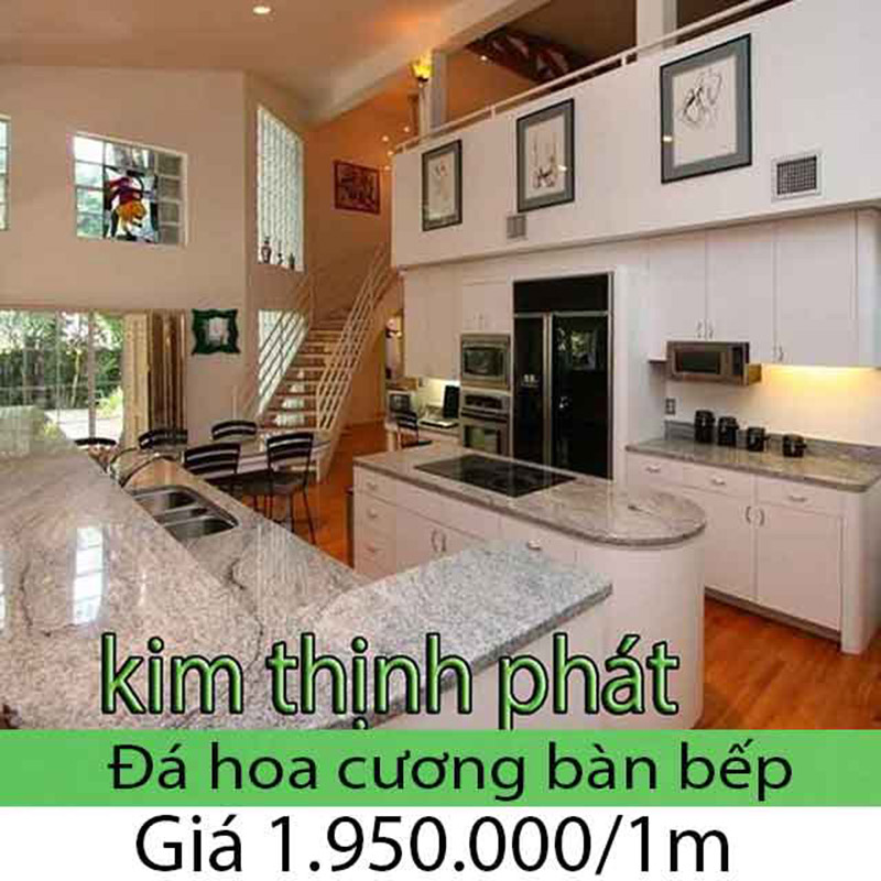 Giá đá hoa cương bàn bếp 2023