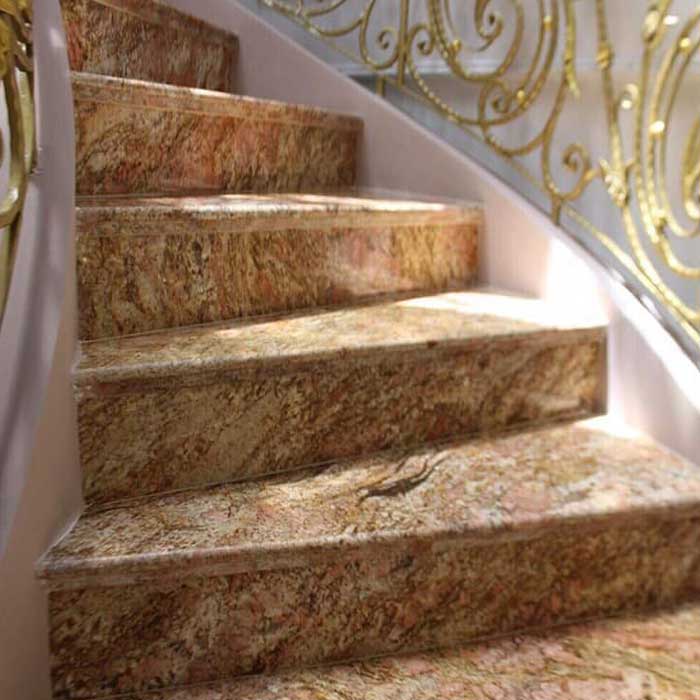 đá hoa cương granite ốp cầu thang 2023
