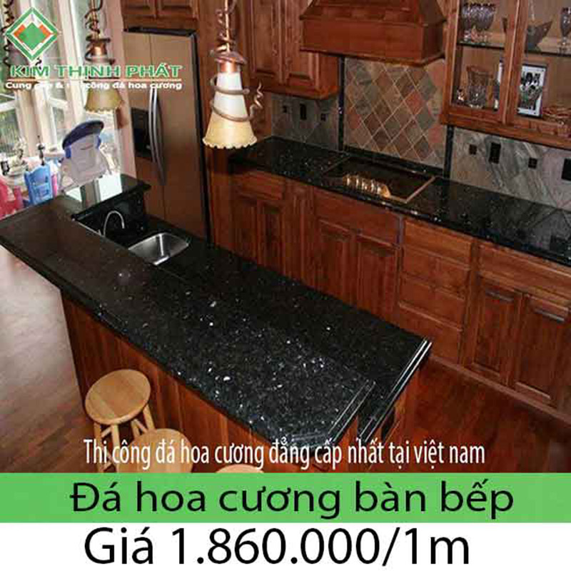 Giá đá hoa cương mặt bàn bếp 2023