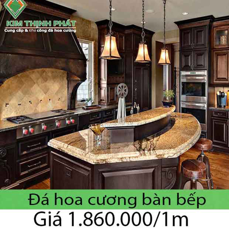 Giá đá hoa cương ốp bếp 2023