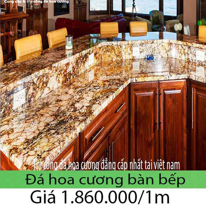 Giá đá hoa cương ốp bếp 2023