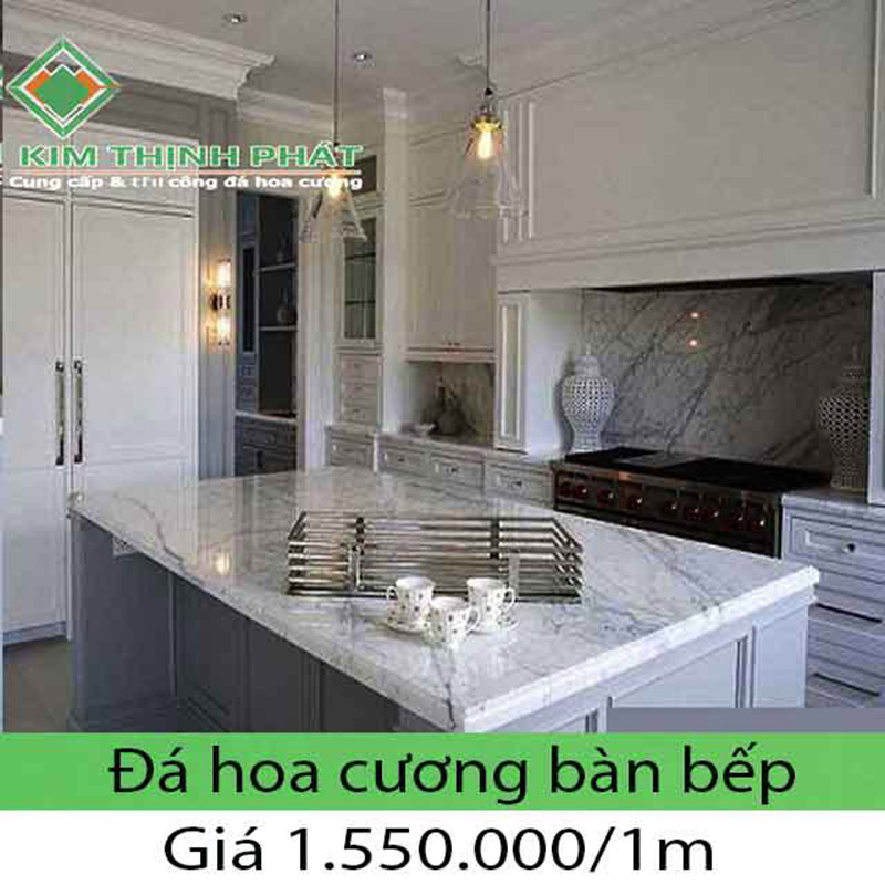 Giá đá hoa cương ốp bếp 2023