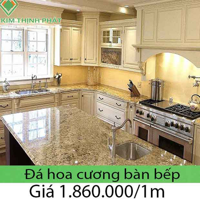Giá đá hoa cương ốp bếp 2023