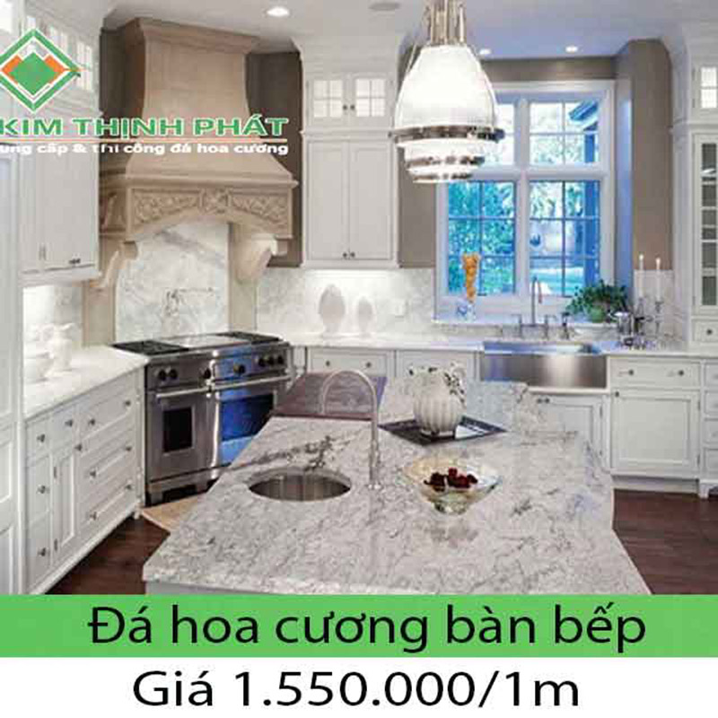 Giá đá hoa cương ốp bếp 2023