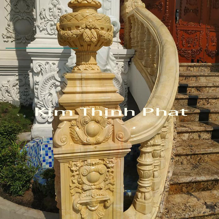 Lan can đá hoa cương