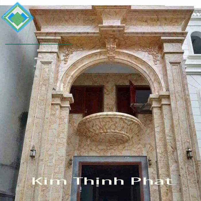 mặt tiền đá hoa cương tự nhiên