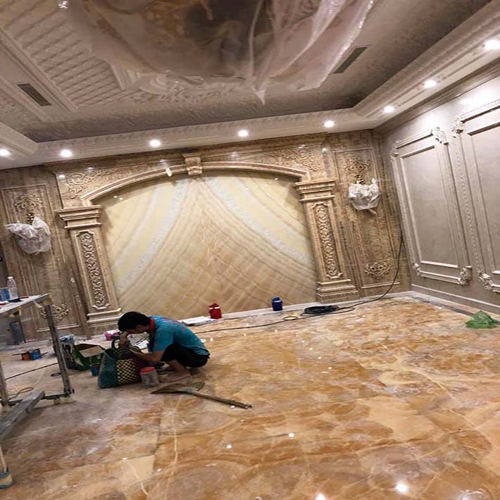 Mặt Tiền Nhà Phố Đá Marble