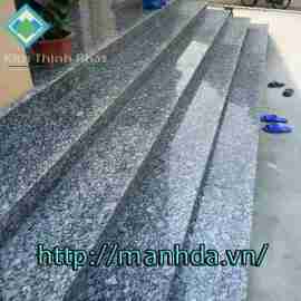 Cầu thang đá bậc cấp trắng mắt rồng