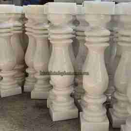 con tiện đá granite trắng 40