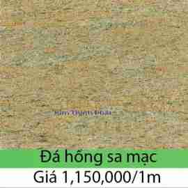 Bảng gia đá hoa cương granite hồng sa mạc giá mới