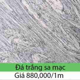 Bảng gia đá hoa cương granite trắng sa mạc giá mới