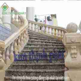 Đá hoa cương cầu thang  đẹp tại công ty Kim Thịnh Phát