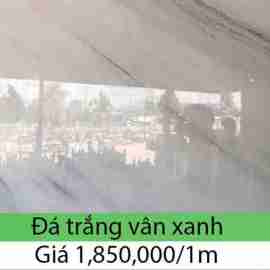 Đá hoa cương trắng vân xanh