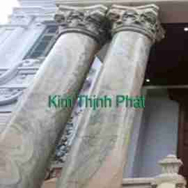 Cột đá hoa cương đẹp nhà anh Liêm Vĩnh Thuận