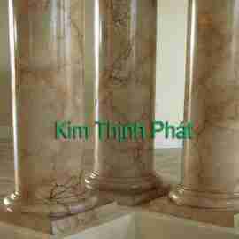 Cột đá hoa cương đẹp nhà khách hàng