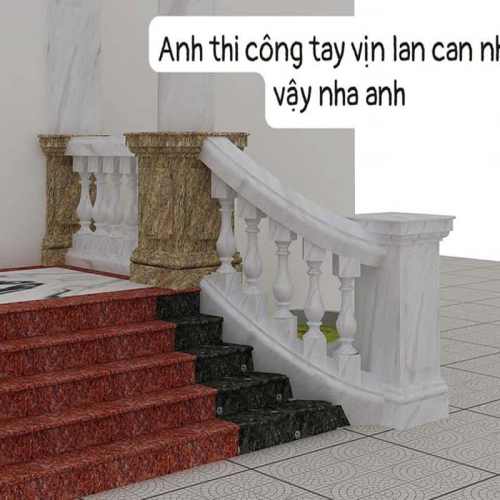 đá hoa cương cầu thang a0948