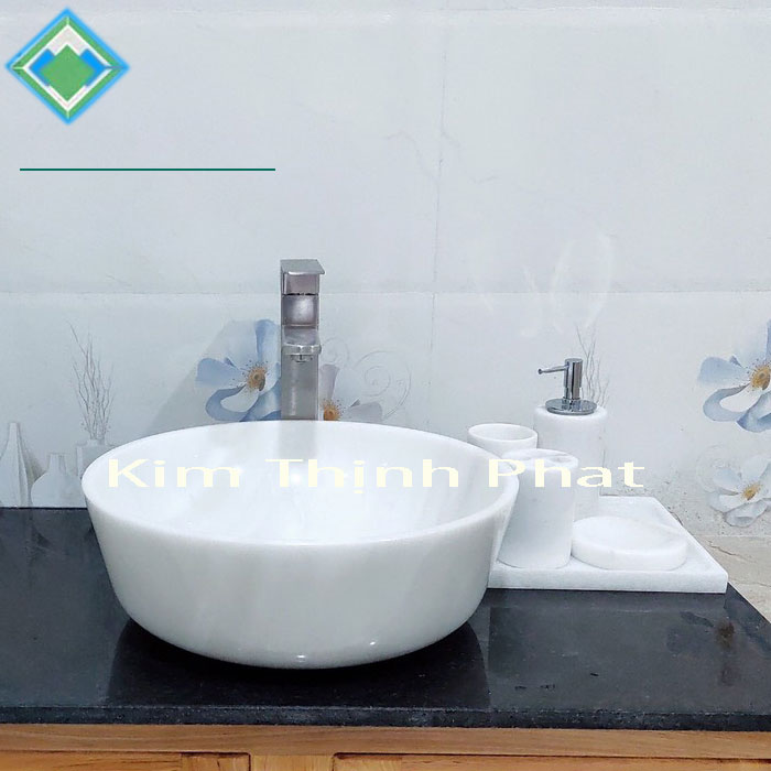 Chậu đá lavapo cẩm thạch