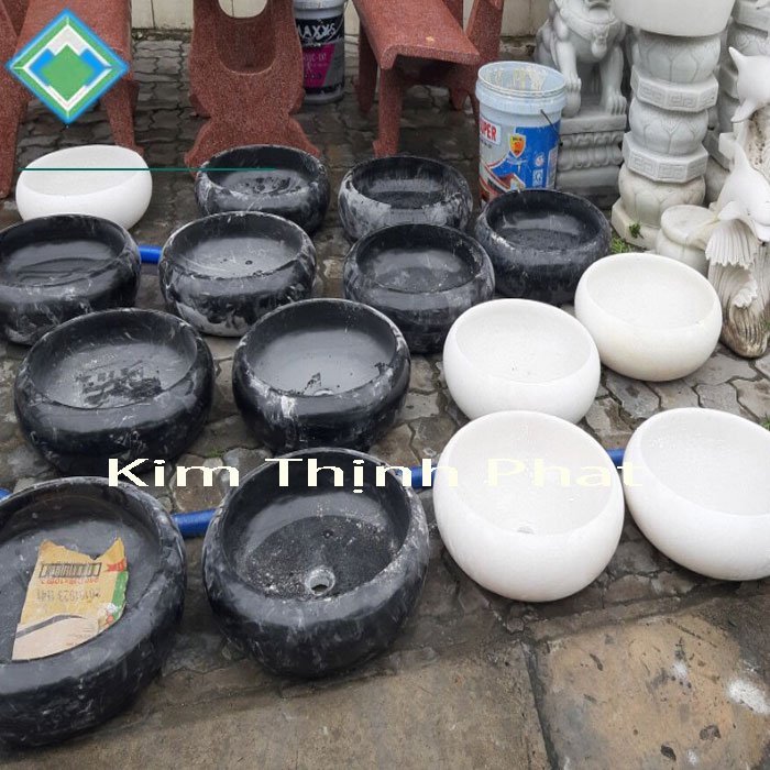 chậu lavapo đá hoa cương